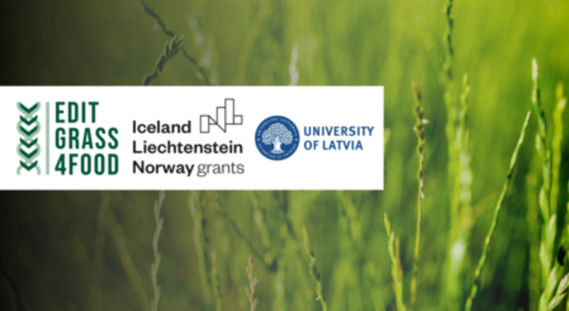 The final conference of the project " EditGrass4Food”, co-financed by the European Economic Area and Norwegian Grants, will be held at  University of Latvia Nature House